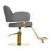 Hairdressing chair GABBIANO LINZ NQ GOLD Grey